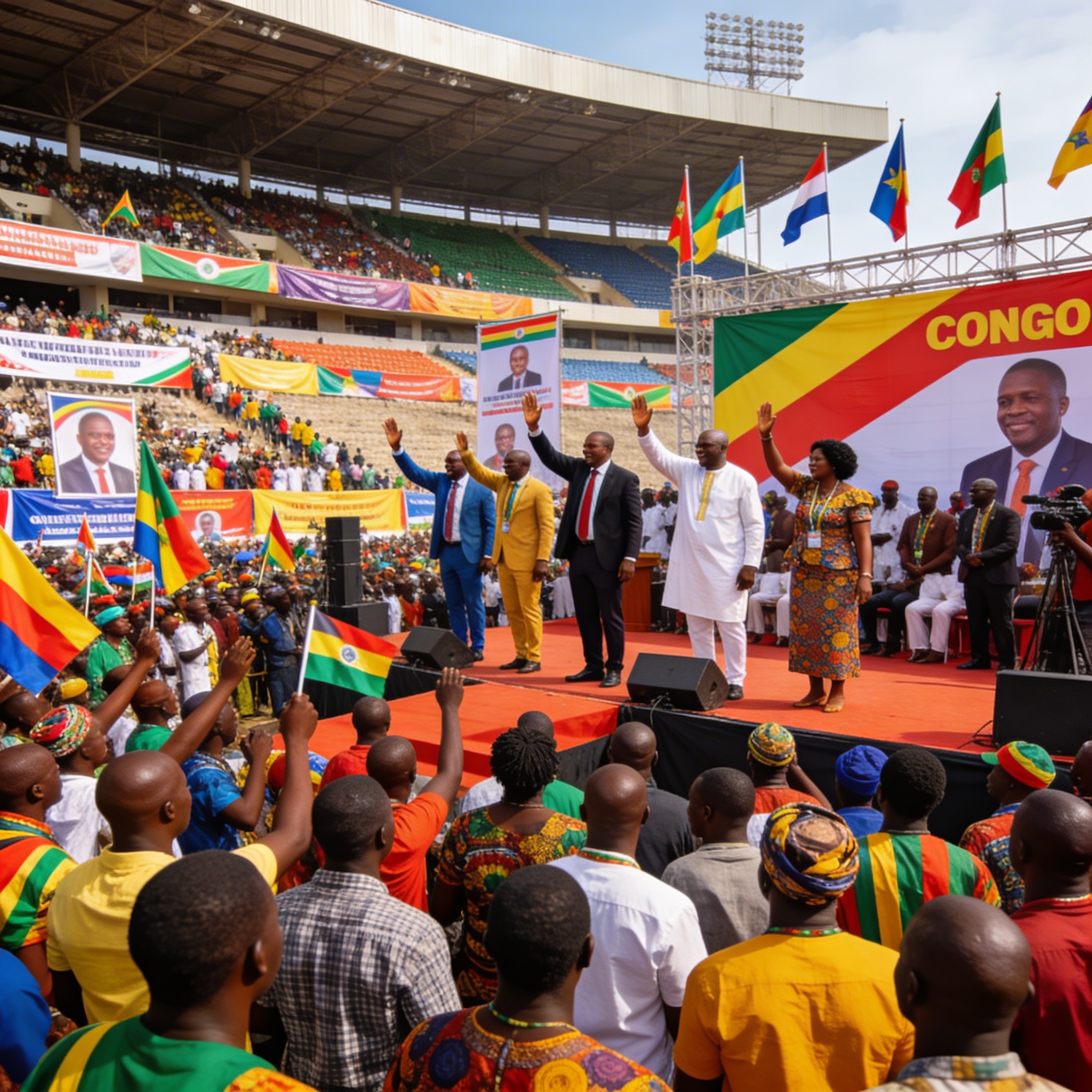 Ouverture officielle de la campagne présidentielle au Congo