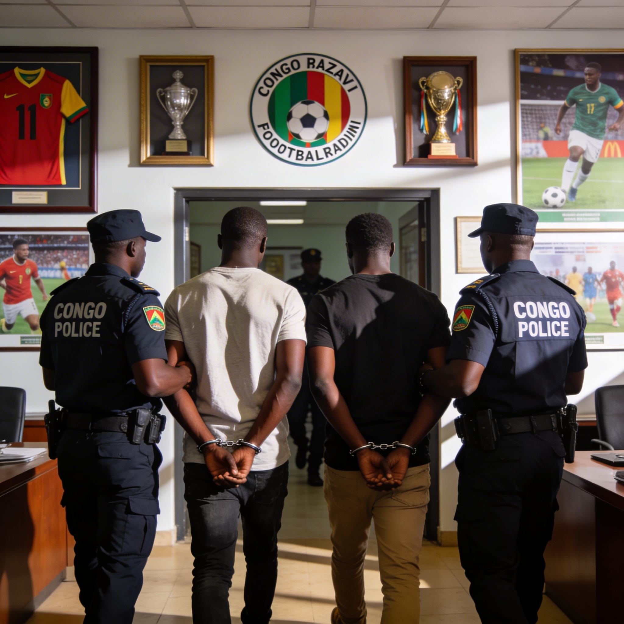 Arrestations au Congo-Brazzaville: Deux responsables de la Fédération de football placés en détention