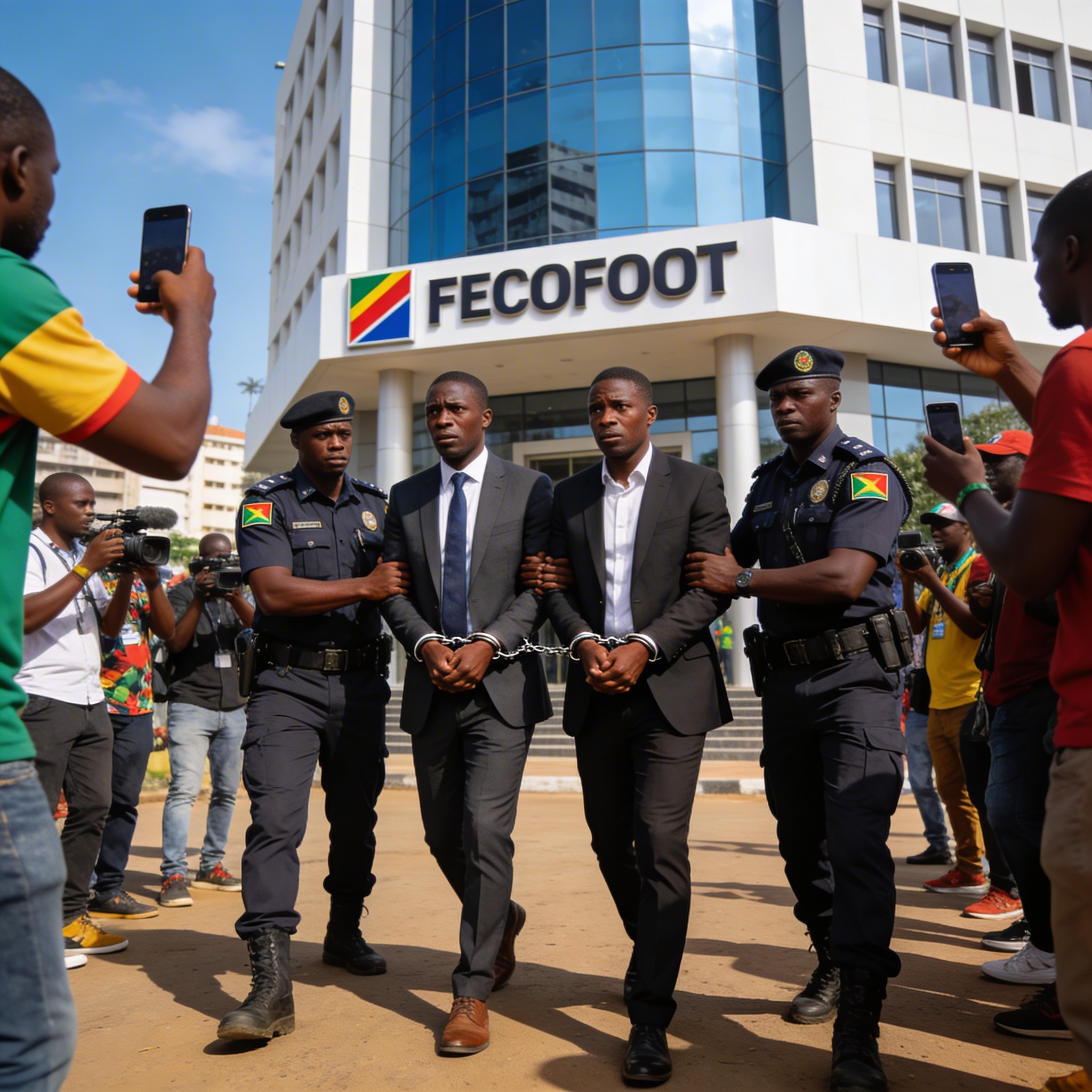 Arrestation de deux responsables de la FECOFOOT au Congo-Brazzaville