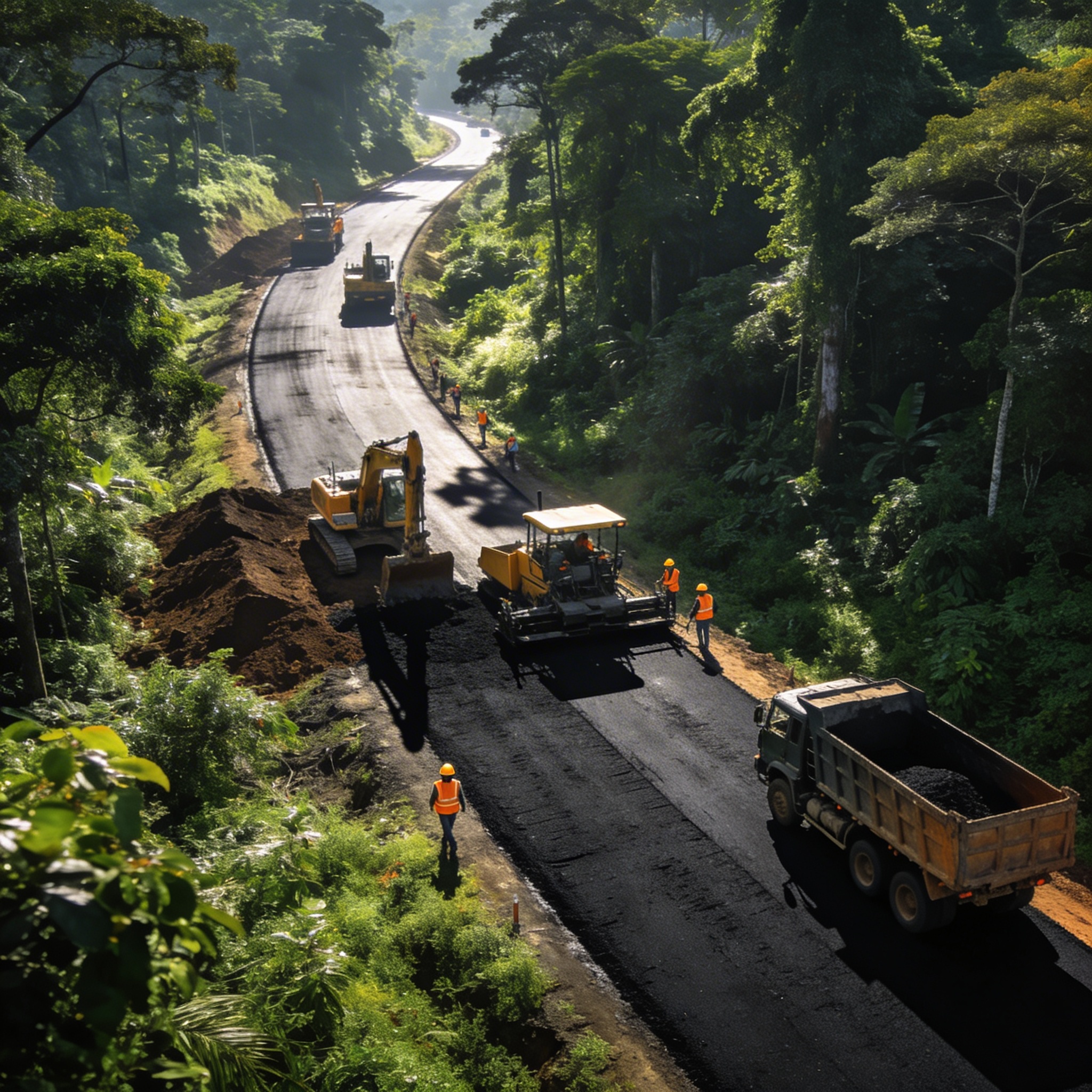 La fin des longs trajets en Likouala : le bitumage du corridor 13 s&rsquo;annonce