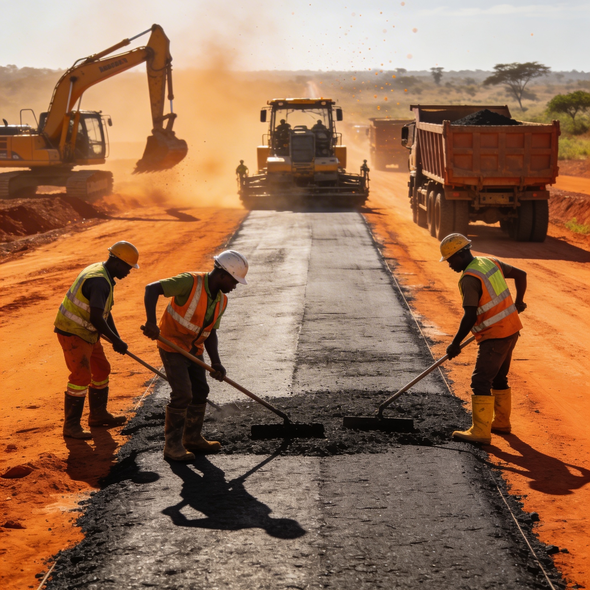 Lancement des travaux de bitumage du Corridor 13 en République du Congo