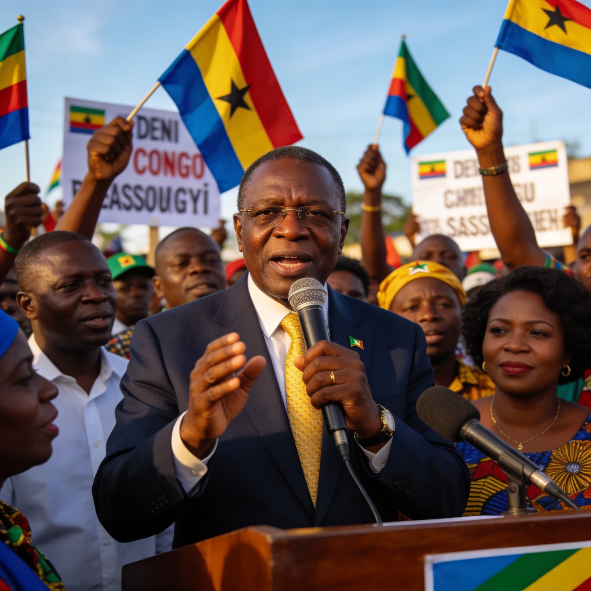 Présidentielle de mars : Ongogni promet un vote utile en faveur de Denis Sassou N’Guesso