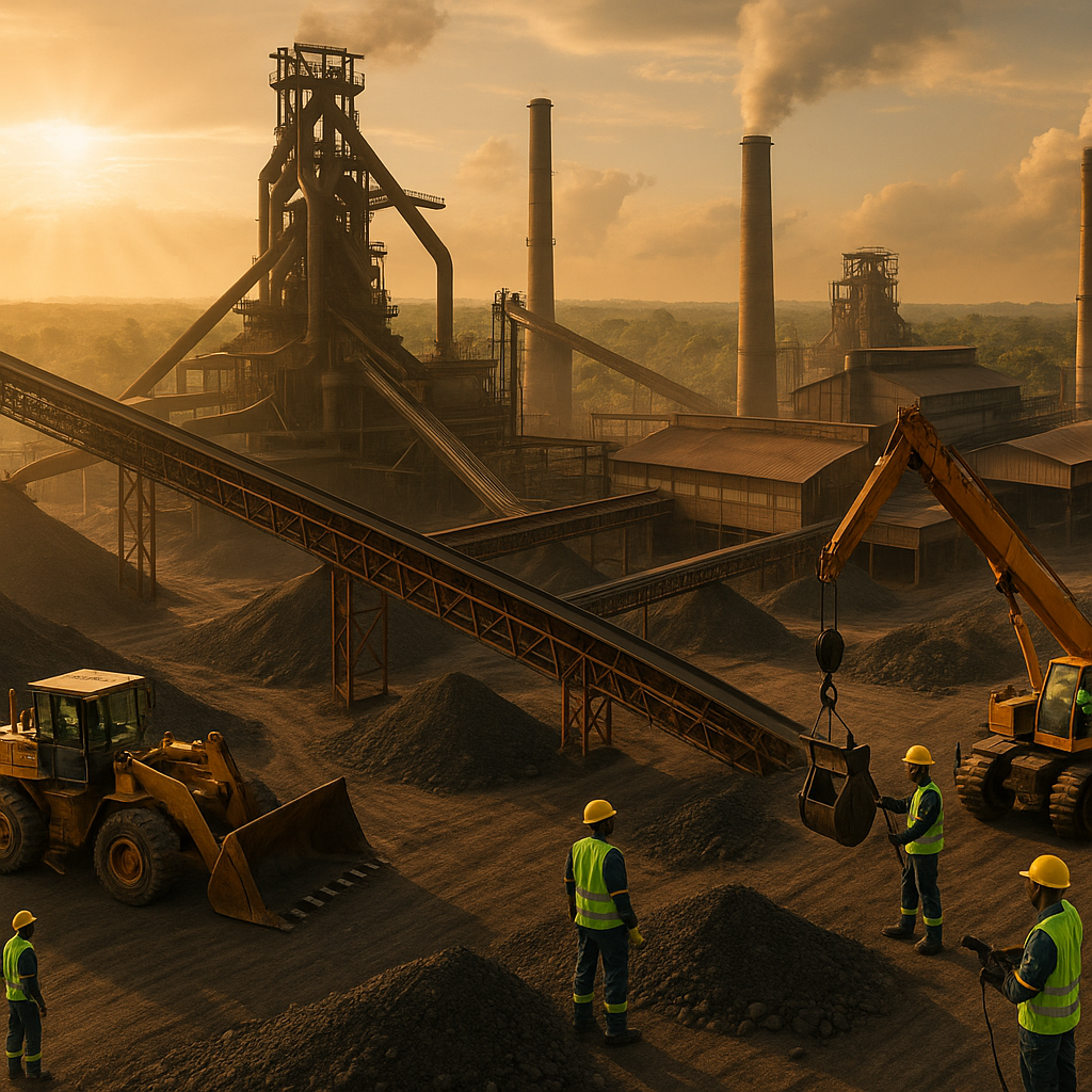 Ulsan Mining Congo S&rsquo;Apprête à Produire Deux Millions de Tonnes d&rsquo;Acier Annuellement