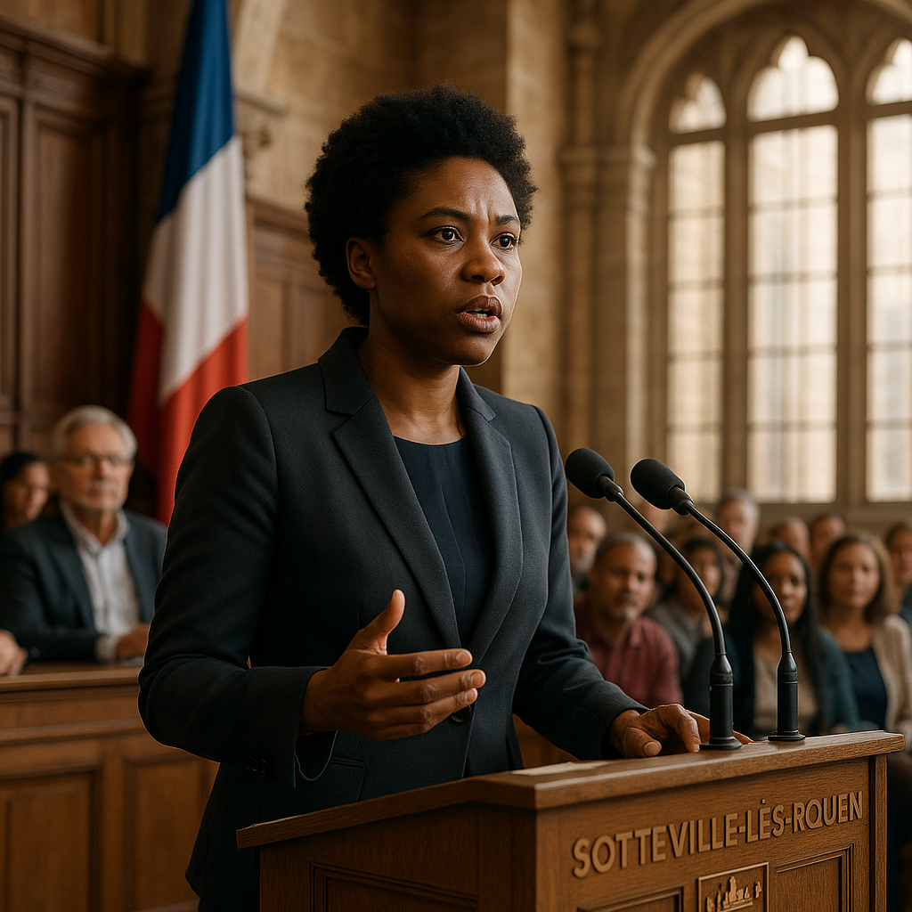 Letycia Ossibi fait son entrée au Conseil municipal de Sotteville-lès-Rouen