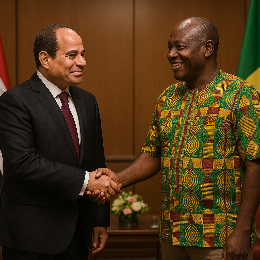 Félicitations téléphoniques d’Abdel Fattah Al-Sisi à Denis Sassou N’Guesso suite à sa réélection